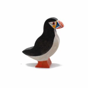 Atlantic Puffin Wooden Bird