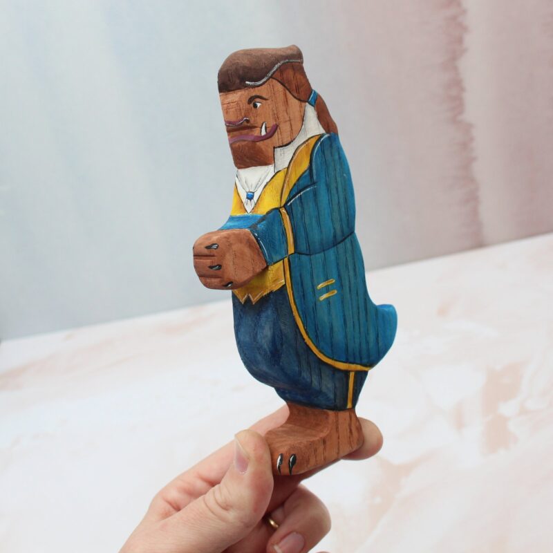 Beauty and the Beast - Beast in Hand - by Good Shepherd Toys