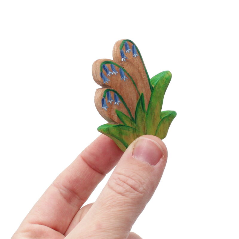 Bluebell Wooden Flower in Hand - by Good Shepherd Toys