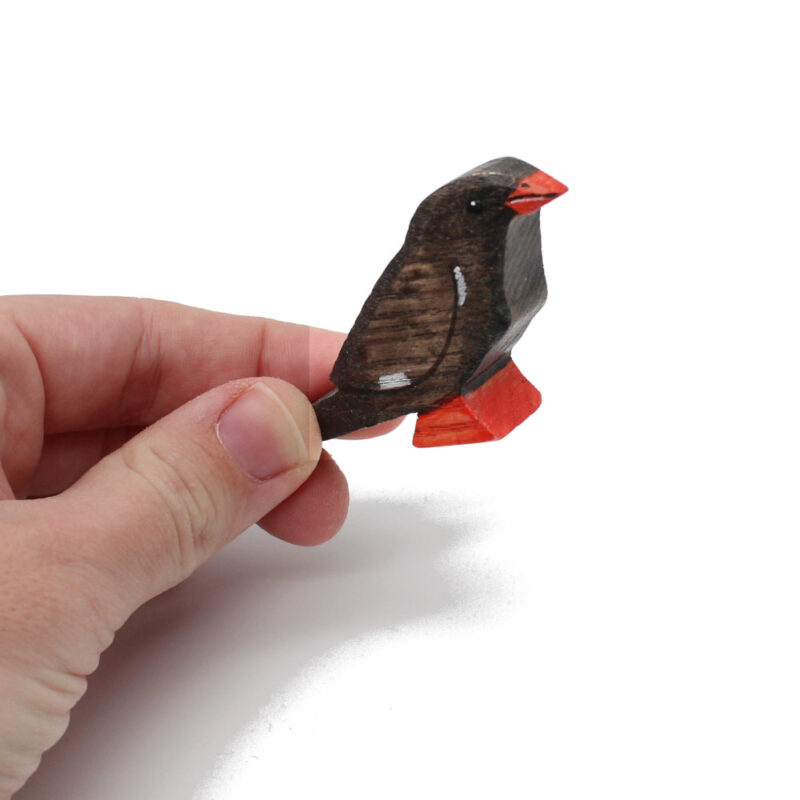 Buffalo Weaver Wooden Bird in Hand - by Good Shepherd Toys