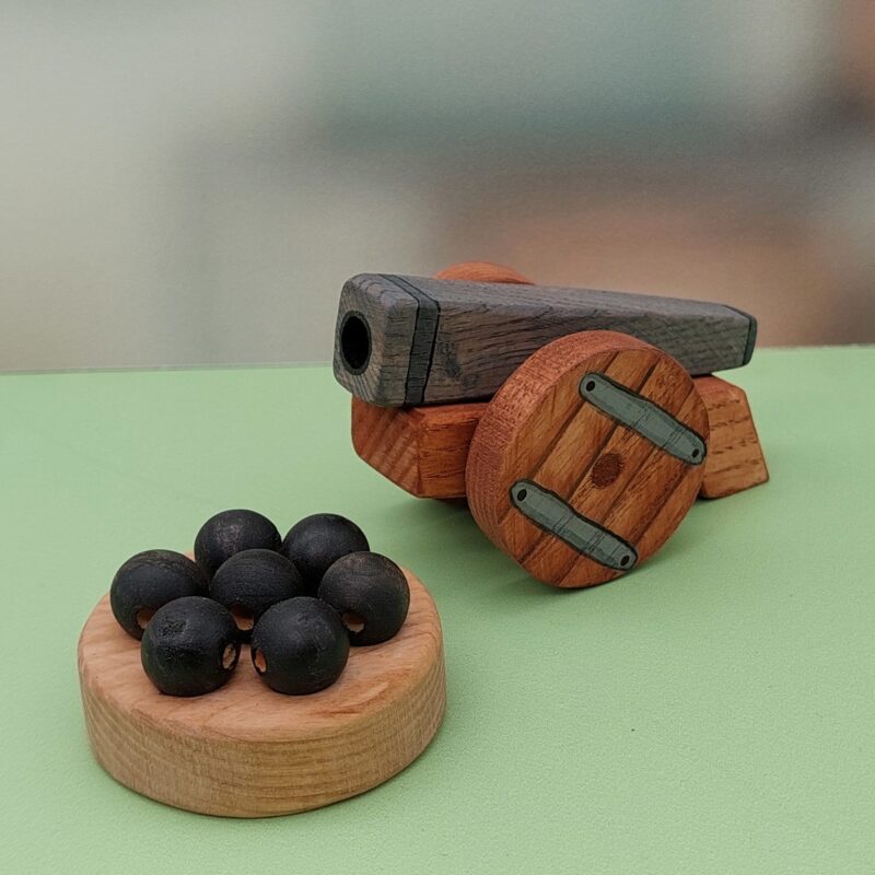 Cannon with Cannon Balls - by Good Shepherd Toys