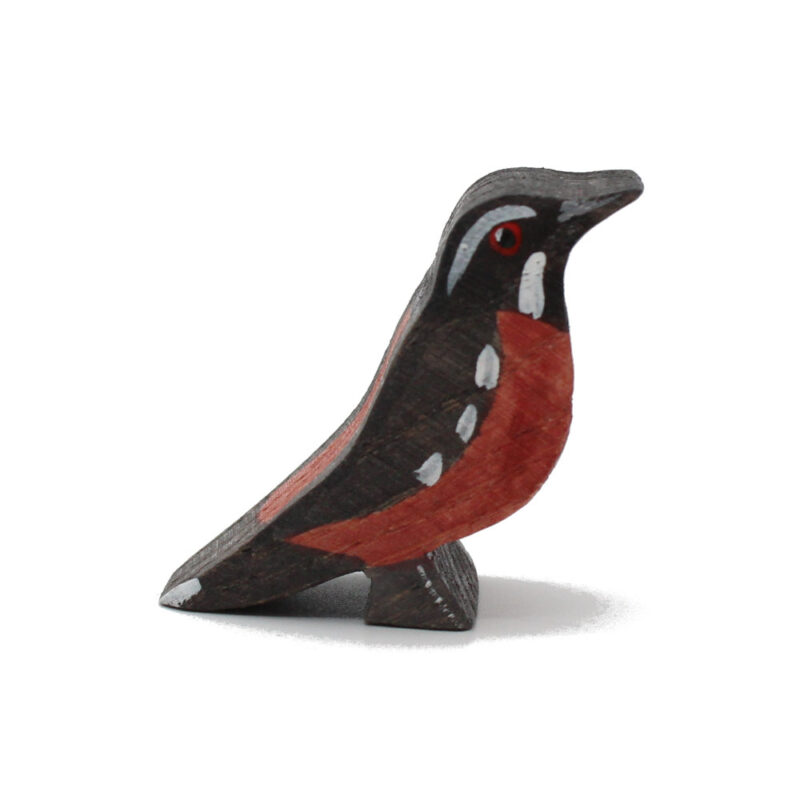 Cape Rockjumper Wooden Bird