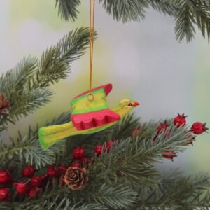 Christmas Tree Hanging Bird Knysna Loerie - by Good Shepherd Toys