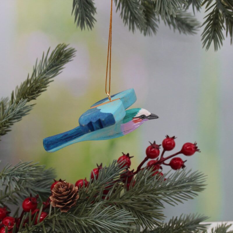 Christmas Tree Hanging Bird Lilac Breasted Roller - by Good Shepherd Toys