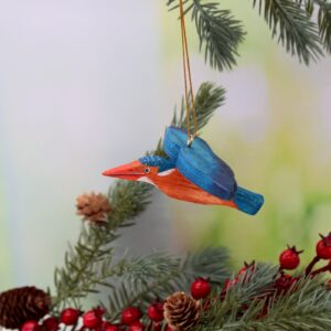 Christmas Tree Hanging Bird Malachite Kingfisher - by Good Shepherd Toys