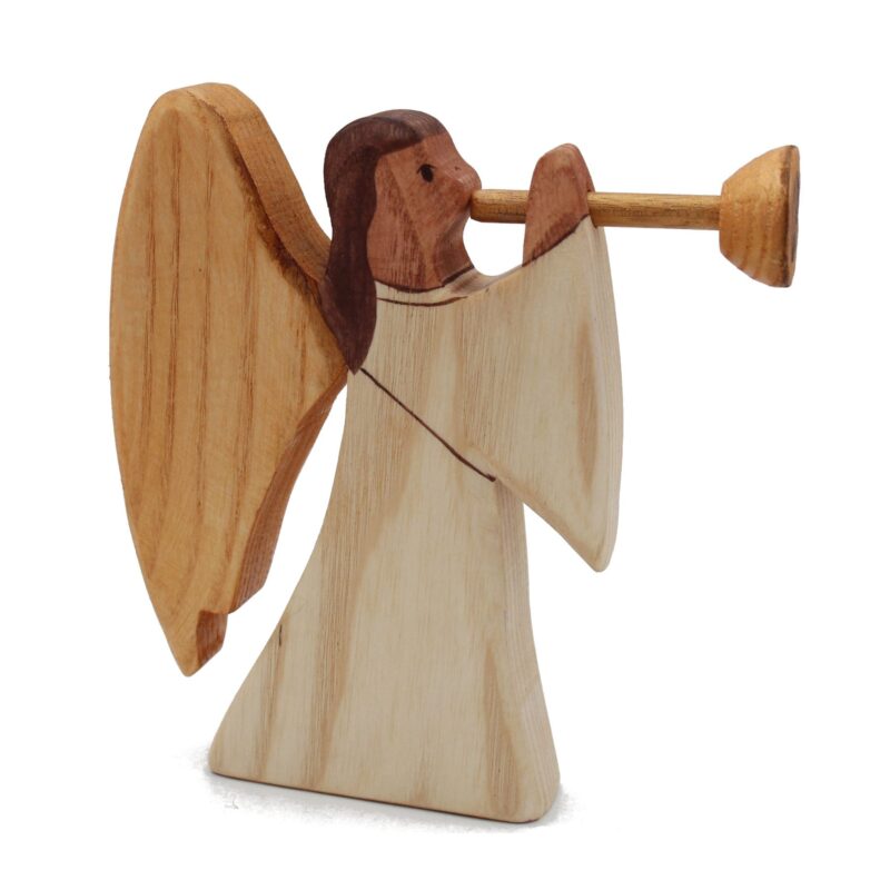 Christmas Trumpet Angel Golden - by Good Shepherd Toys