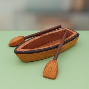 Dingy Boat with Two Oars - by Good Shepherd Toys