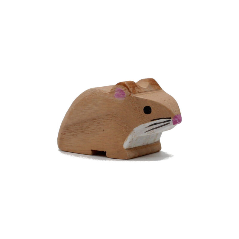 Field Mouse Wooden Figure