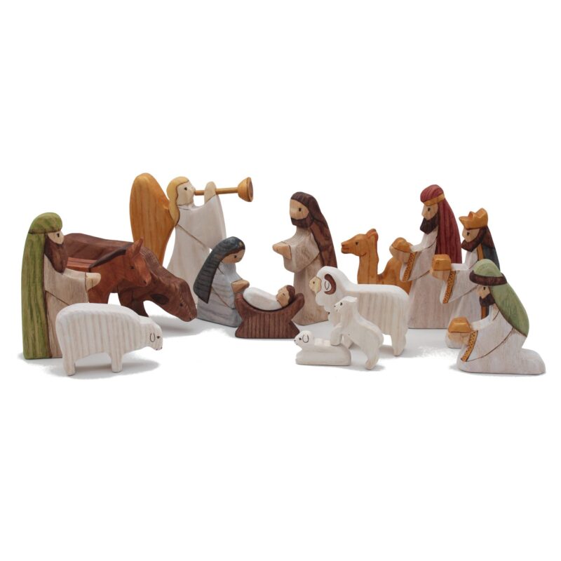 Full Nativity Set Colour - by Good Shepherd Toys