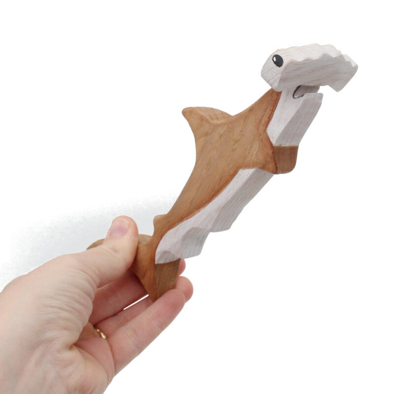 Hammerhead Shark in hand - by Good Shepherd Toys