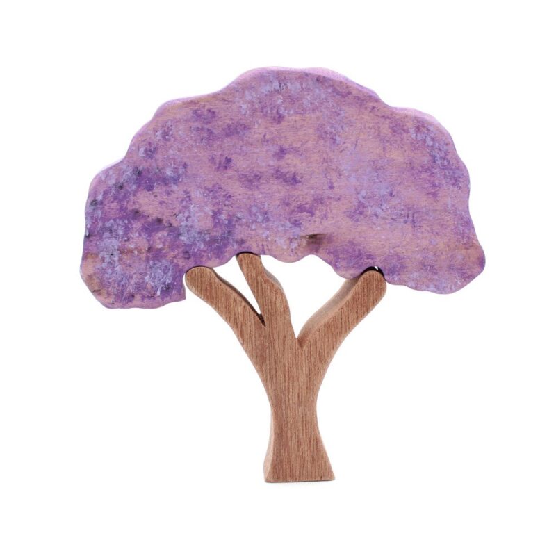 Jacaranda Tree Wooden Figure