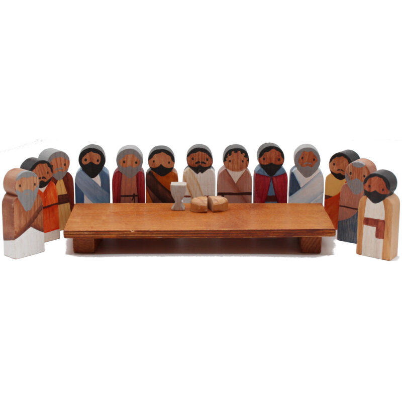 Good Shepherd Toys Last Supper Set Dark Skins