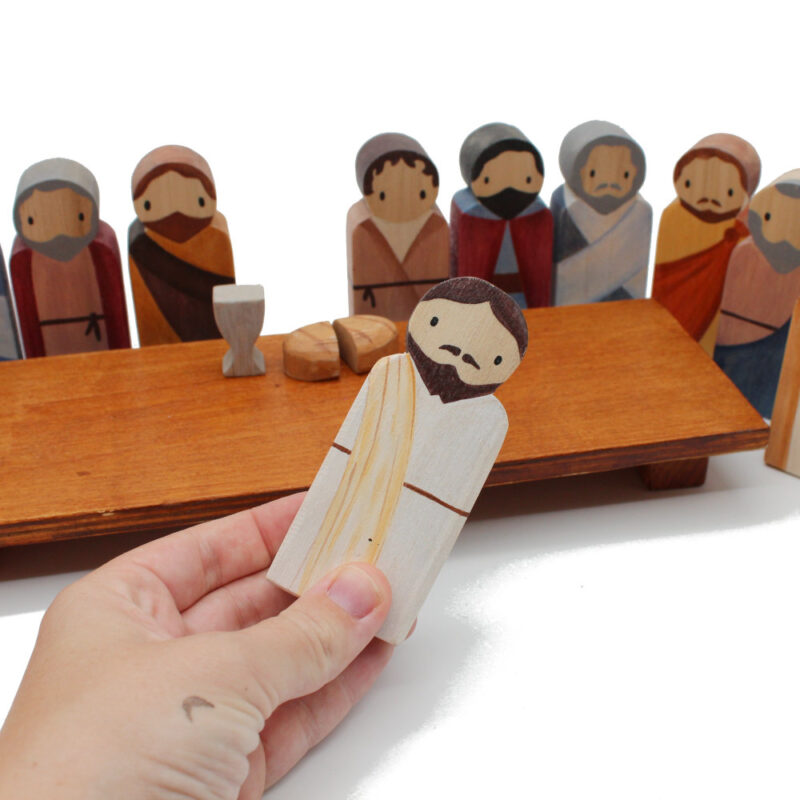 Good Shepherd Toys Last Supper Set Light Skins in Hand