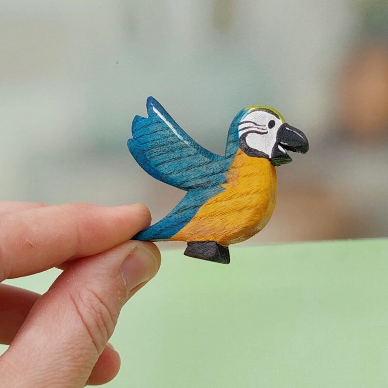 Macaw Parrot in Hand - by Good Shepherd Toys