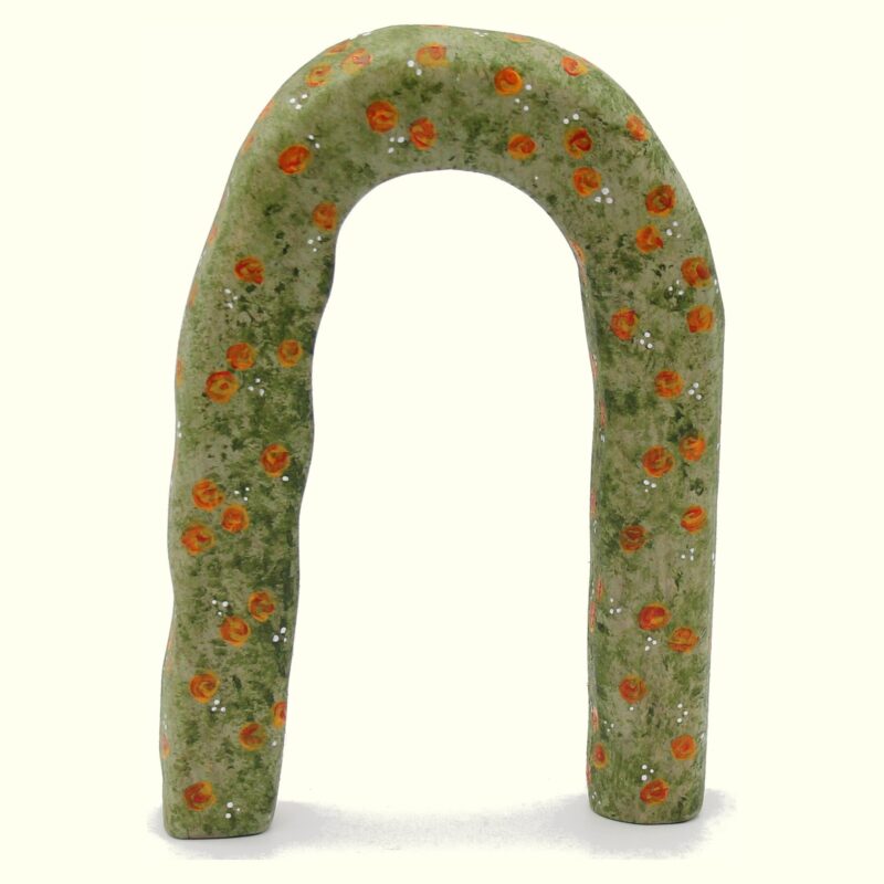 Orange Roses Wooden Flower Arch - by Good Shepherd Toys