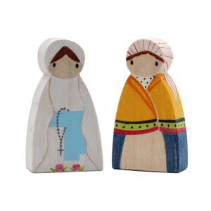 Our Lady of Lourdes Set Pocket Saints