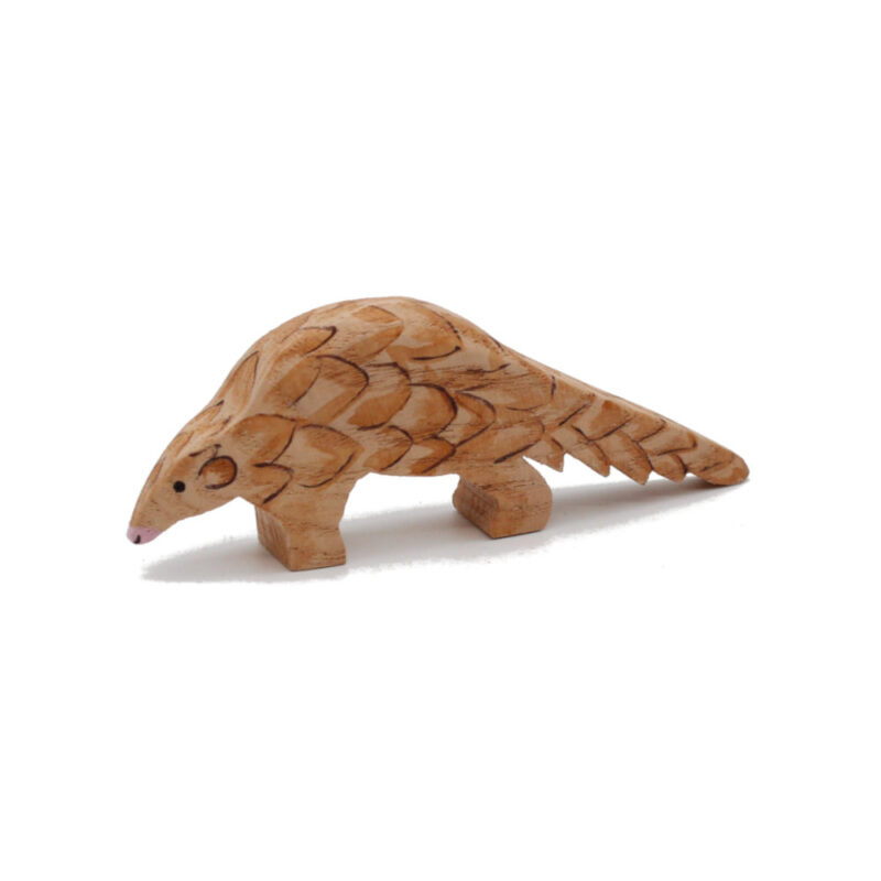 Pangolin Wooden Figure - by Good Shepherd Toys