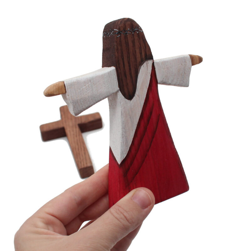 Passion Jesus with Cross in Hand - by Good Shepherd Toys