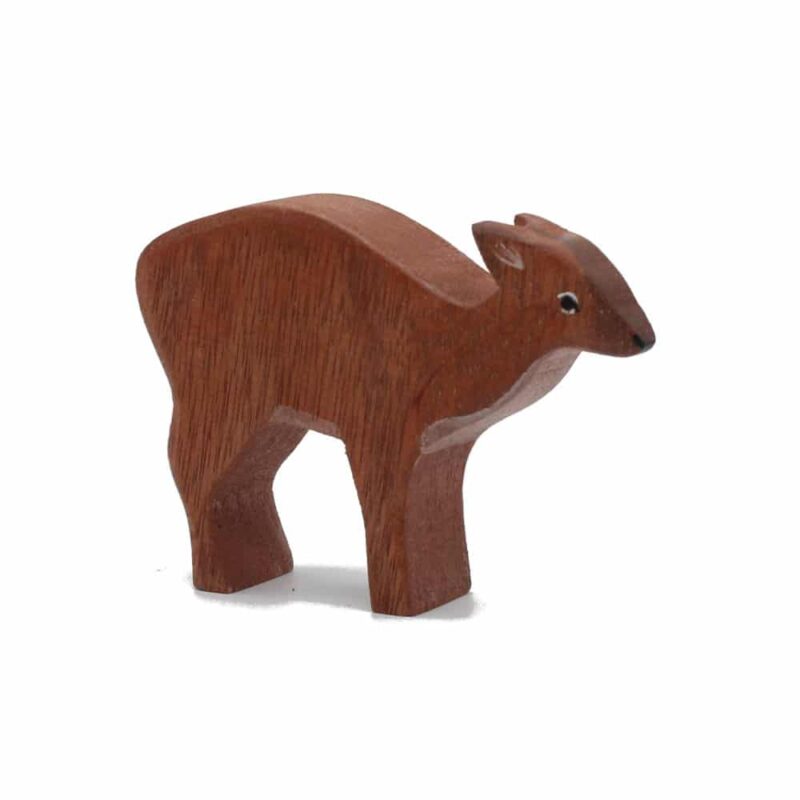 Red Duiker Wooden Figure