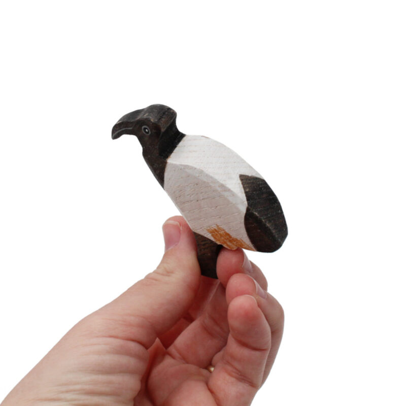 Sacred Ibis Wooden Bird In Hand by Good Shepherd Toys