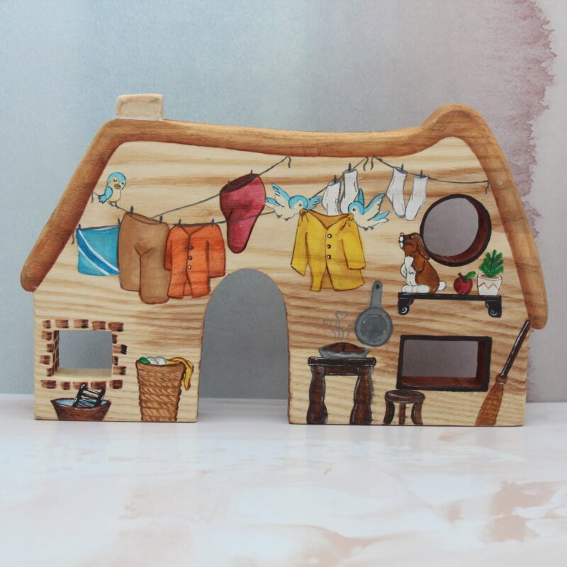 Snow White Seven Dwarves Cottage Inside - by Good Shepherd Toys