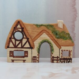 Snow White Seven Dwarves Cottage Outside - by Good Shepherd Toys