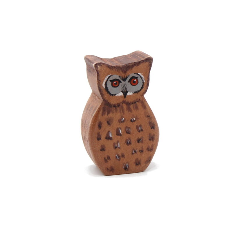 Spotted Eagle Owl Wooden Bird - by Good Shepherd Toys