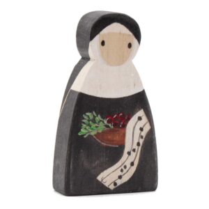 St Hildegard of Bingen Pocket Saint figure