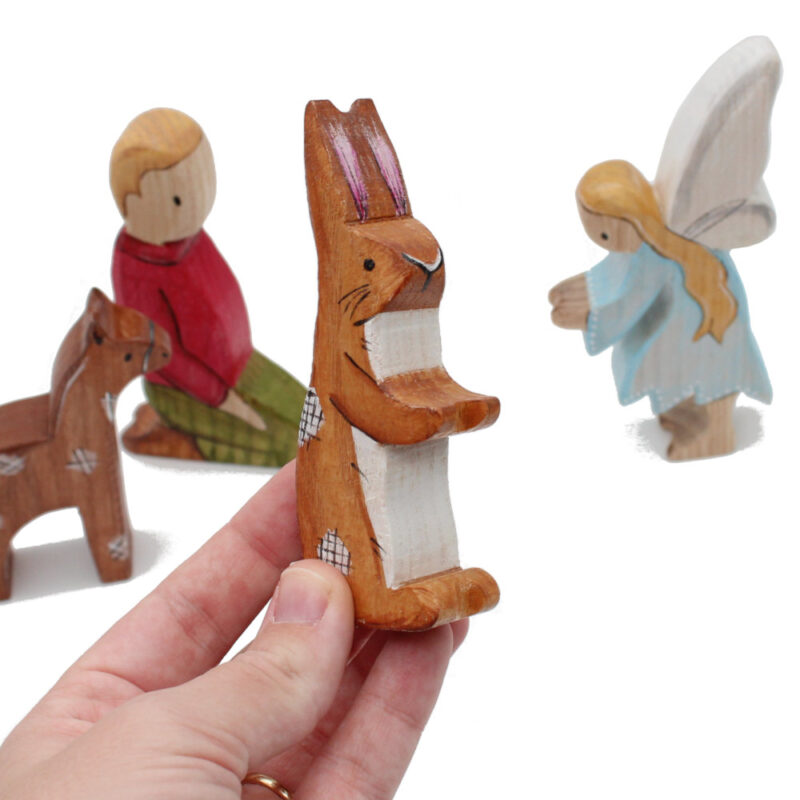 Velveteen Rabbit Set / 4 Wooden Figures - Image 2