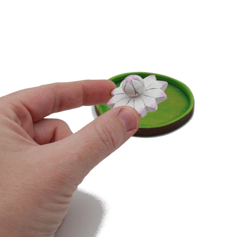 Victoria Amazonica Giant Waterlily Flower in Hand - by Good Shepherd Toys