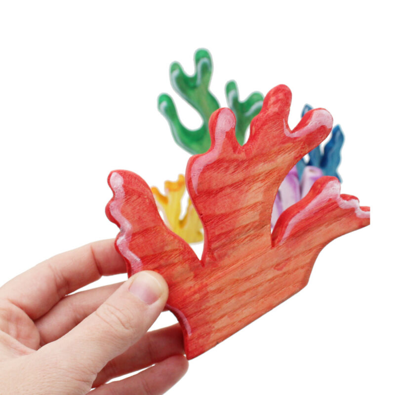 Wooden Seaweed Set in Hand - by Good Shepherd Toys